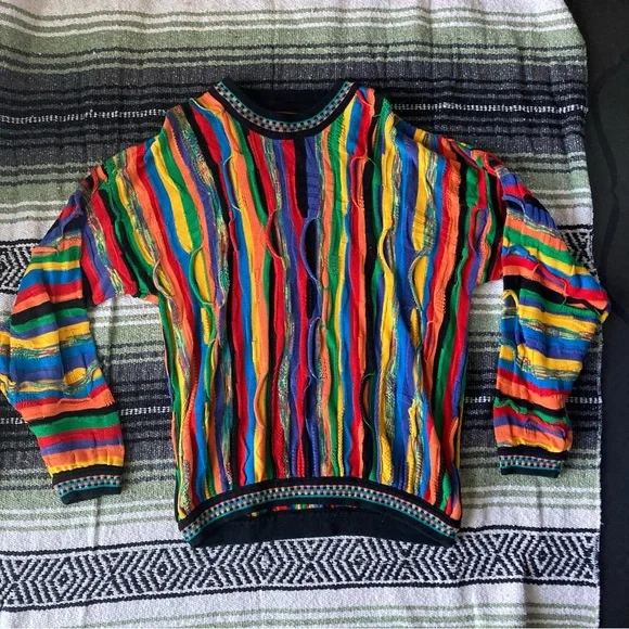 zeidler zeidler Sweaters Vintage 9s Rainbow Biggie Smalls